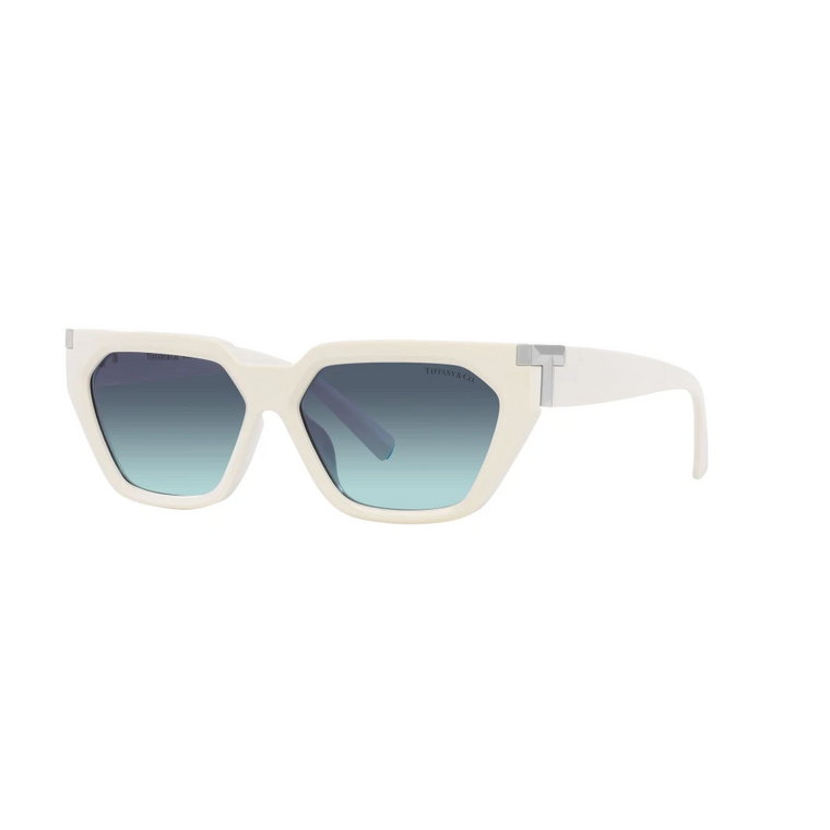 Ivory/Blue Shaded Okulary przeciwsłoneczne Tiffany