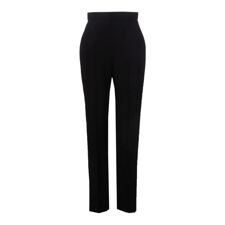 Czarne Spodnie Slim-Fit dla Kobiet Alexander McQueen