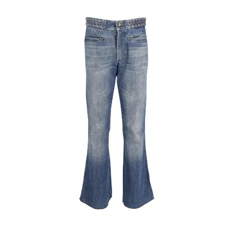 Pre-owned Cotton jeans Yves Saint Laurent Vintage