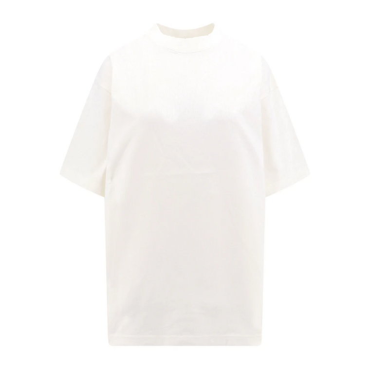 Biała Koszulka z Rękawem Balenciaga
