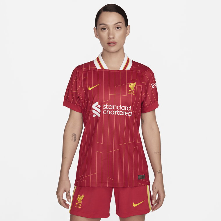 Damska koszulka piłkarska Nike Dri-FIT Liverpool F.C. Stadium 2024 (wersja domowa)  replika - Czerwony