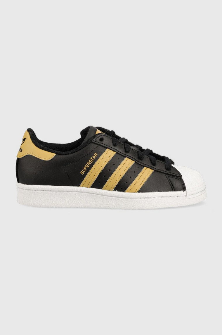 adidas Originals sneakersy skórzane  Superstar GV6622 kolor czarny