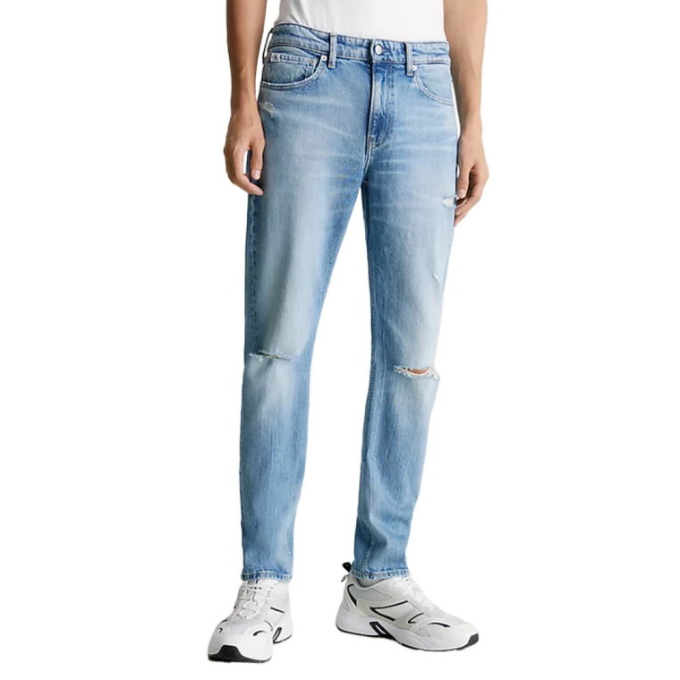 Męskie Spodnie Tapered Calvin Klein Jeans