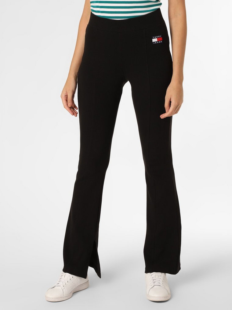 Tommy Jeans - Legginsy damskie, czarny