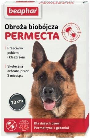 Beaphar obroża biobójcza permecta dla dużych ras 70 cm