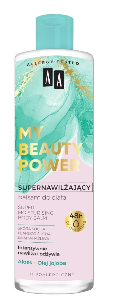 AA My Beauty Power Supernawilżający Balsam do ciała Aloes 48H