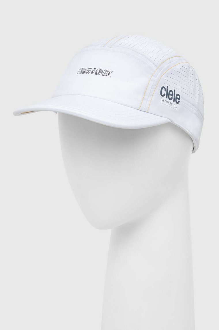 Ciele Athletics czapka z daszkiem GOCap SC - WWM CLGCSCWCCHX.WH001 kolor biały z nadrukiem