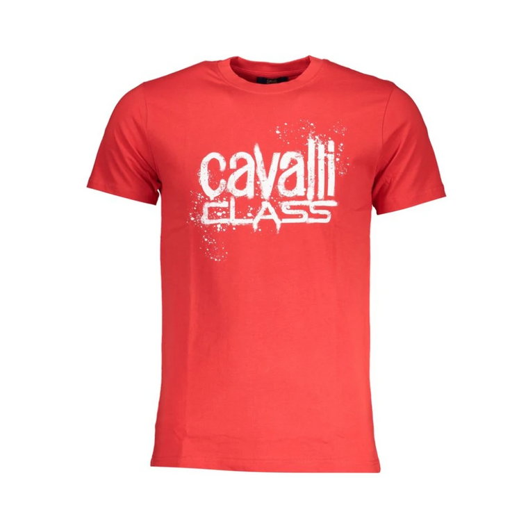 T-shirt z krótkim rękawem z nadrukiem logo Cavalli Class