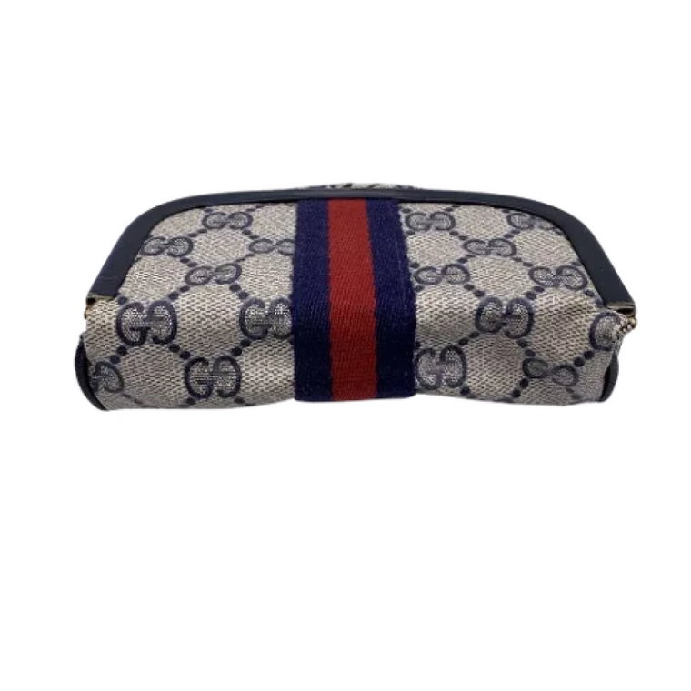 Pre-owned Canvas clutches Gucci Vintage