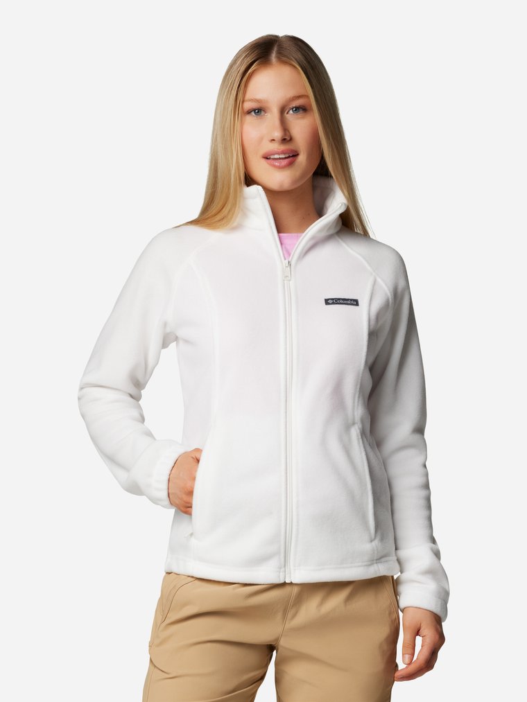 Bluza damska rozpinana streetwear Columbia Benton Springs Full Zip 1372111125 XS Biała (886535863866). Bluzy damskie streetwear