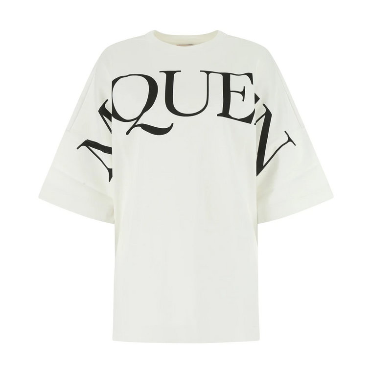 Luksusowy T-shirt Casual dla Kobiet Alexander McQueen