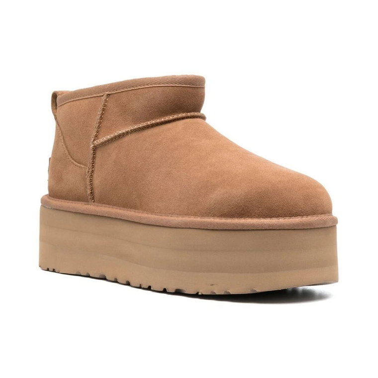 Chunky-Sole Botki w Beżu UGG