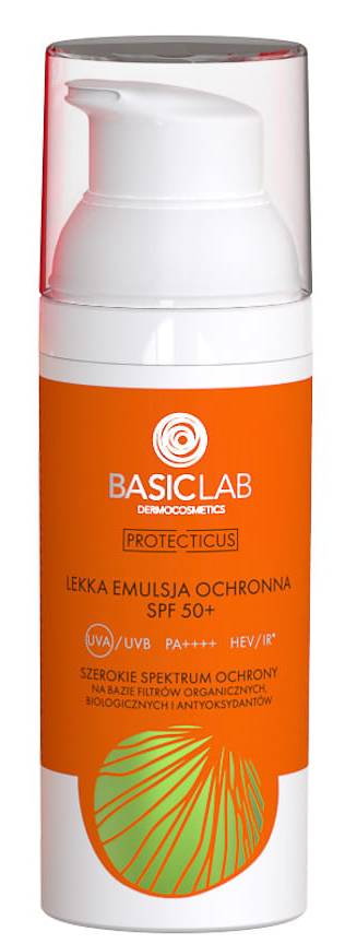 BasicLab Protecticus Lekka emulsja ochronna SPF50+