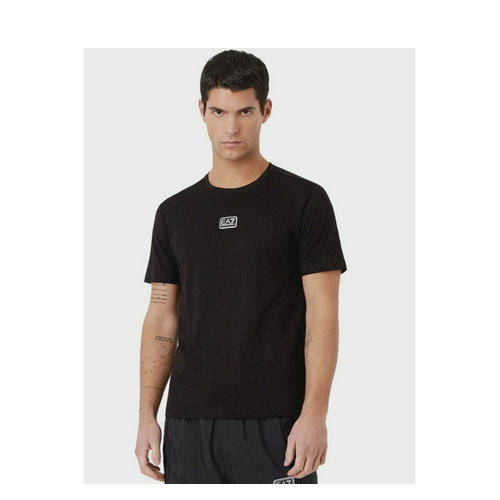 Koszulka EA7 Train Core Id M Label Tee S Black (8056787066359). T-shirty męskie