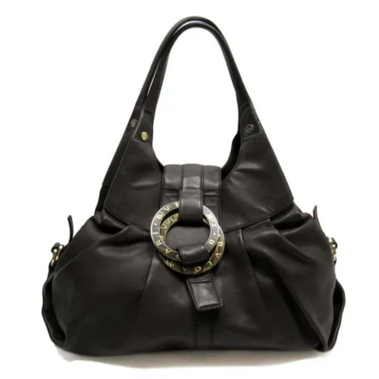 Pre-owned Leather shoulder-bags Bvlgari Vintage