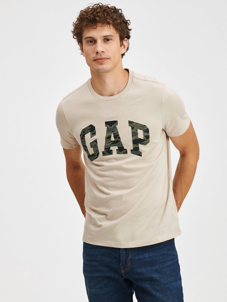 Koszulka GAP 550338-26 L Cobblestone (1200056964878). T-shirty męskie