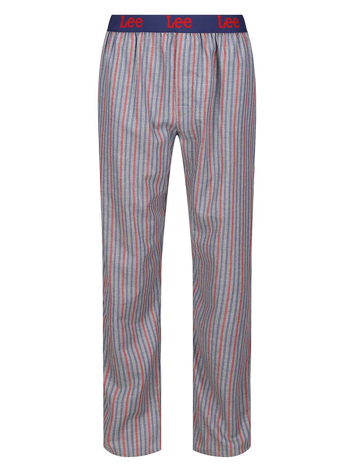 LEE Underwear Spodnie piżamowe "Hudson" w kolorze niebiesko-szarym