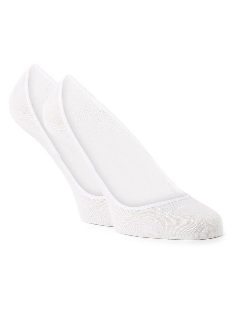 HUGO - Damskie skarpety do obuwia sportowego pakowane po 2 szt., biały