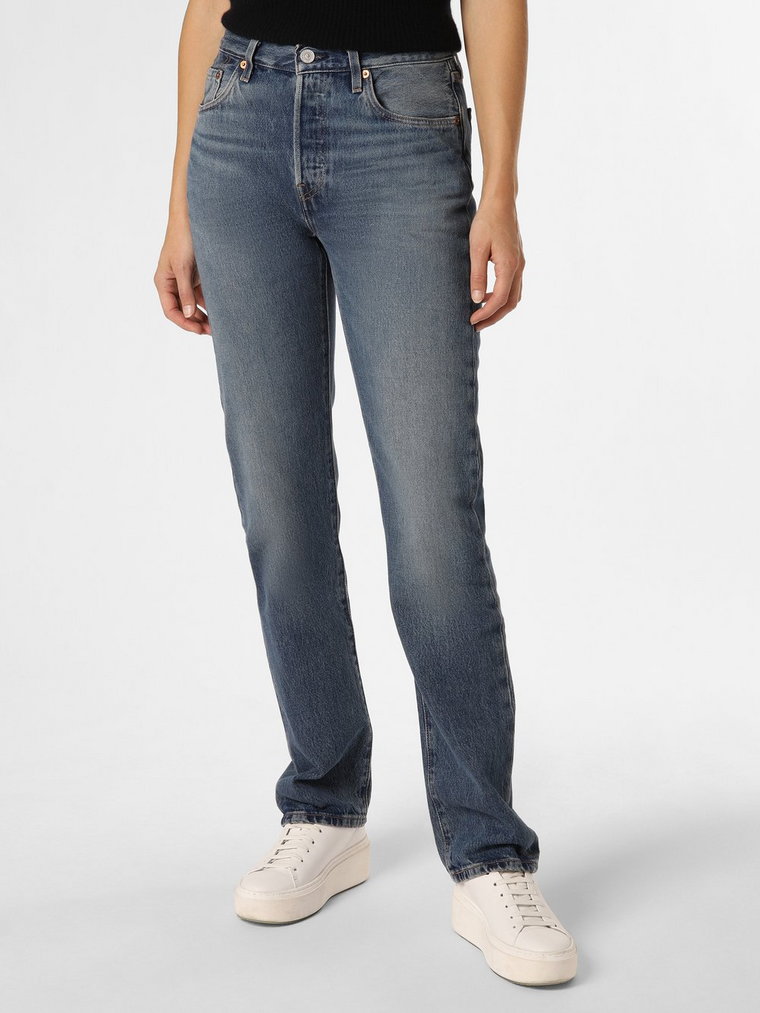 Levi's - Jeansy damskie  501 Original, niebieski