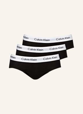 Calvin Klein Figi Cotton Stretch, 3 Szt. schwarz