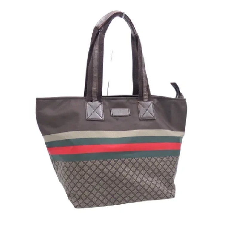 Pre-owned Canvas totes Gucci Vintage