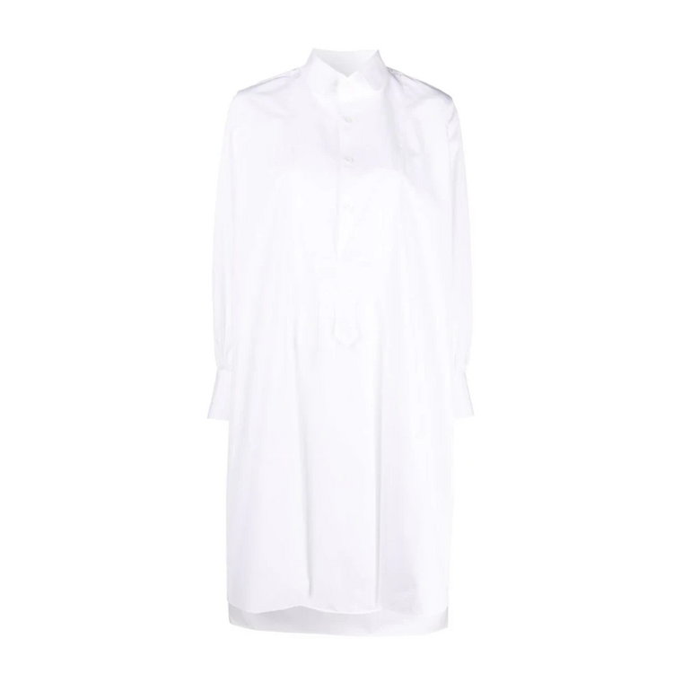 Biała Sukienka Midi dla Kobiet Maison Margiela