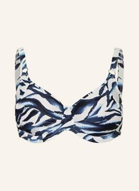 Cyell Góra Od Bikini Z Fiszbinami Wavy Water schwarz