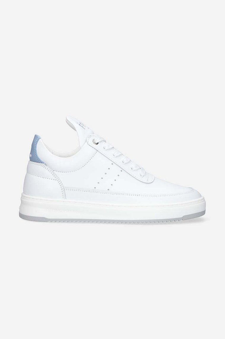 Filling Pieces sneakersy skórzane Low Top Bianco kolor biały 10127793008