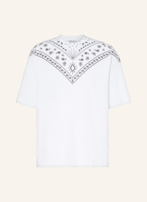 Marcelo Burlon Koszulka Oversize Bandana weiss