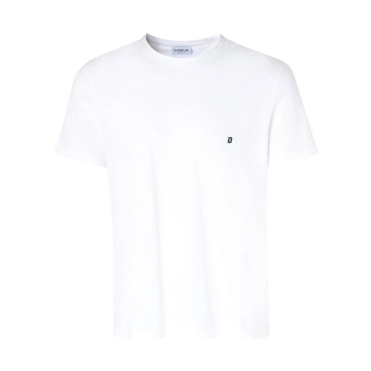 Biała koszulka Regular Fit Dondup