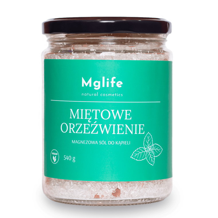 Mglife Miętowe Orzeźwienie Magnezowa Sól Do Kąpieli 540g