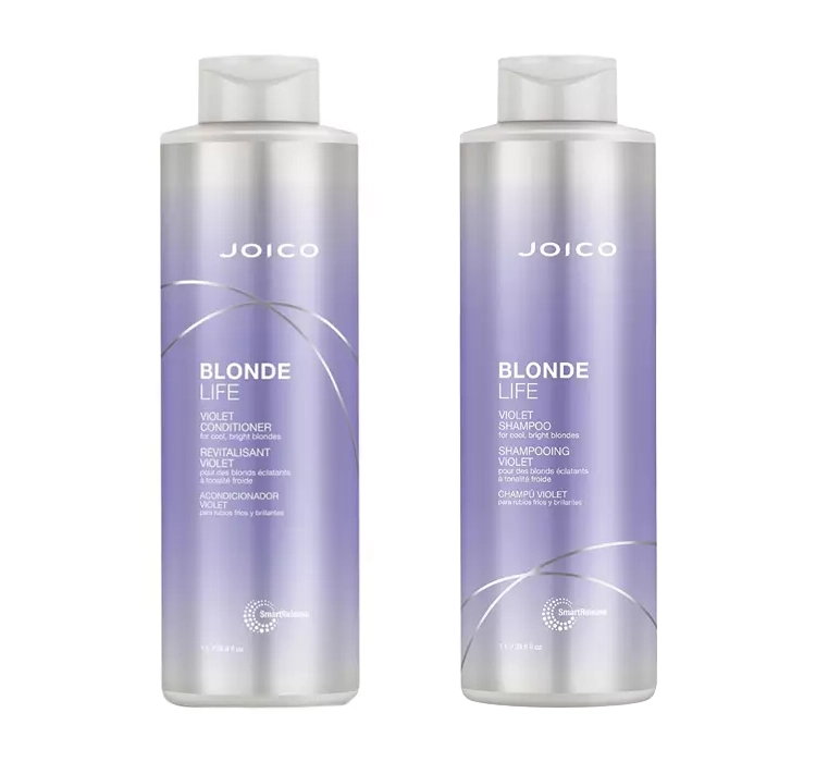 JOICO BLONDE LIFE VIOLET ZESTAW SZAMPON 1000ML + ODŻYWKA 1000ML DO WŁOSÓW BLOND