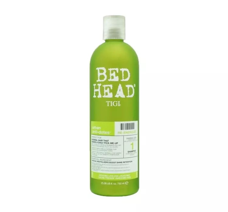 TIGI BED HEAD URBAN ANTI+DOTES RE ENERGIZE SZAMPON DO WŁOSÓW ENERGIA 750ML