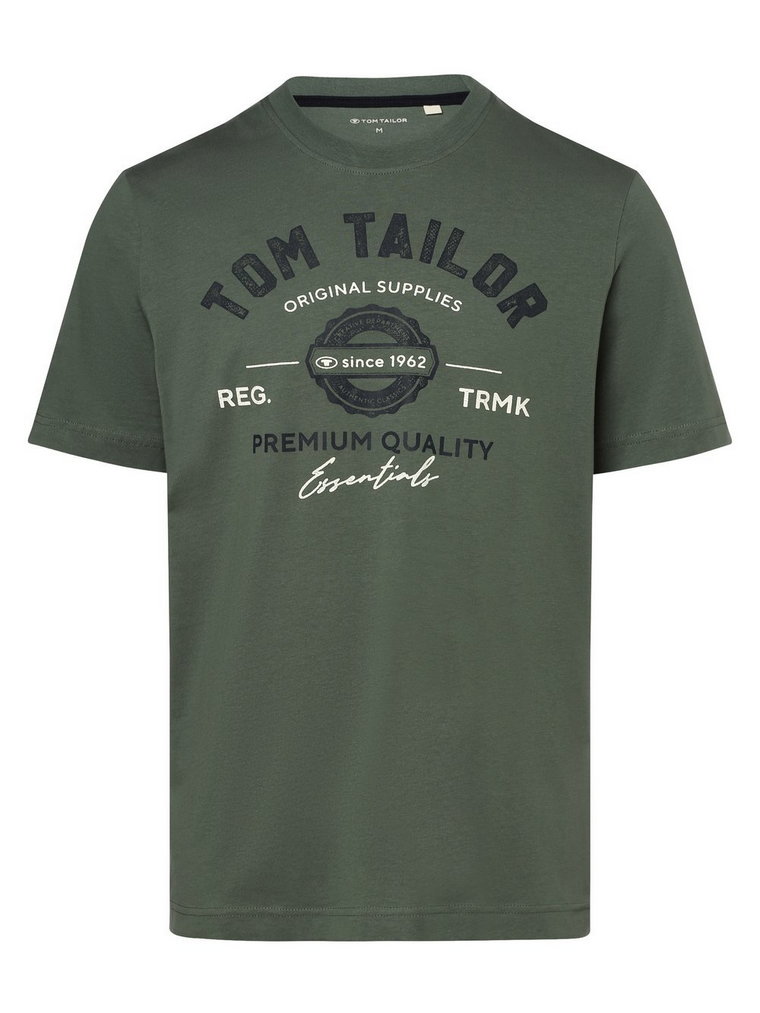 Tom Tailor - T-shirt męski, zielony