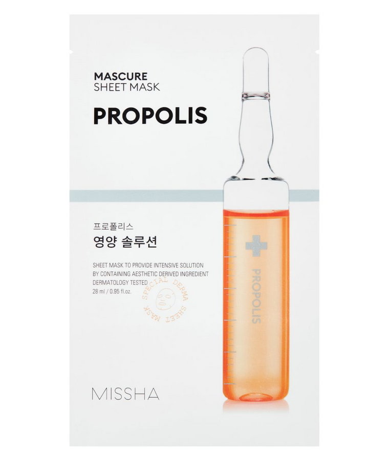 Missha Mascure Nutrition Solution Sheet Mask Propolis 28ml
