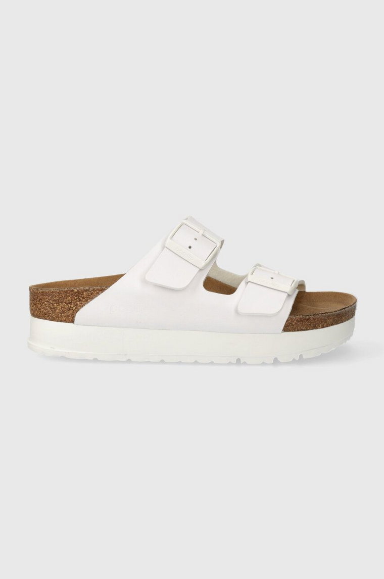 Birkenstock klapki BIRKENSTOCK X PAPILLIO Arizona Platform Flex damskie kolor biały na platformie 1027416