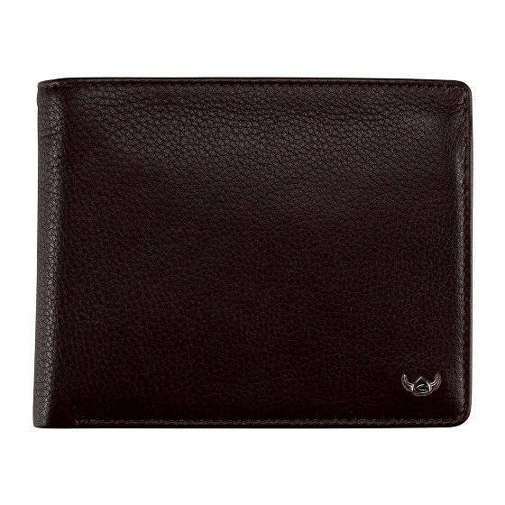 Golden Head Capri Portfel Ochrona RFID Skórzany 12.5 cm schwarz