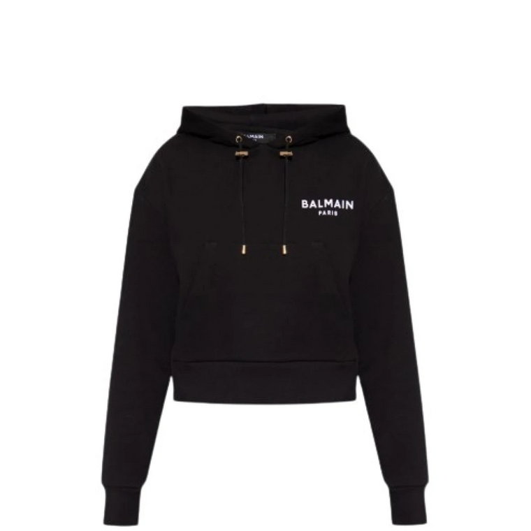 Elegancki Sweter z Kapturem dla Kobiet Balmain