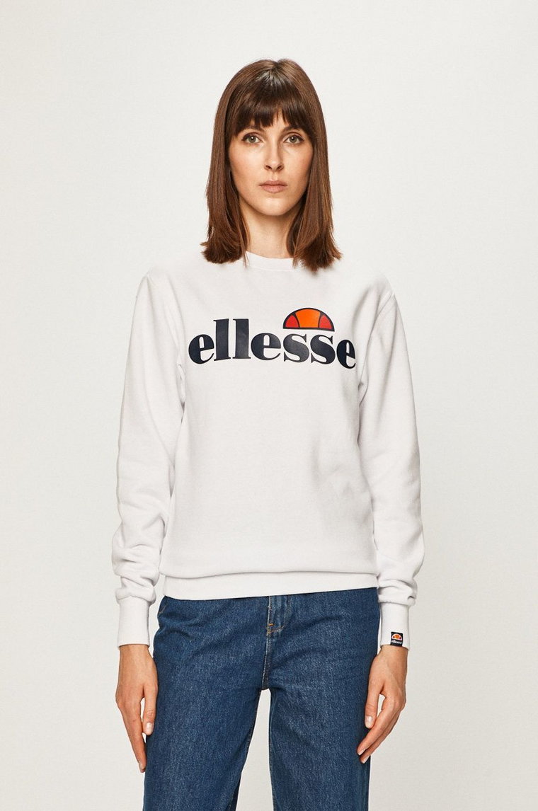 Ellesse Bluza damska kolor biały z nadrukiem SGS03238-White