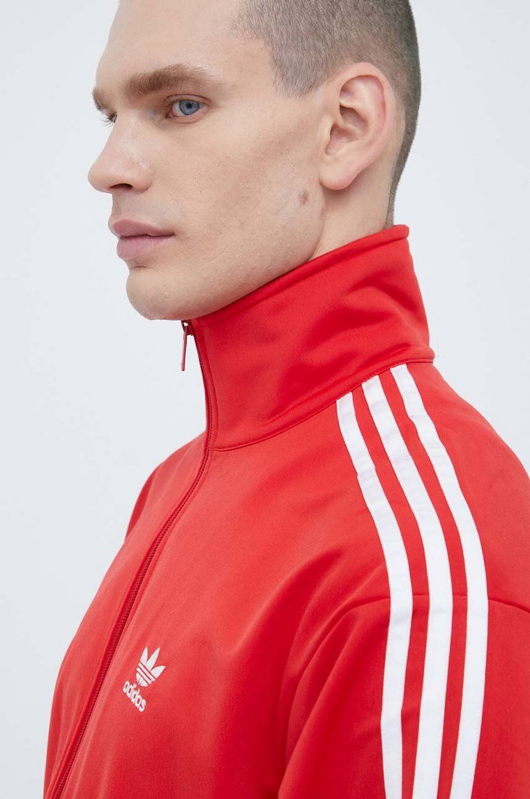 adidas Originals bluza męska kolor czerwony z aplikacją  IJ7060