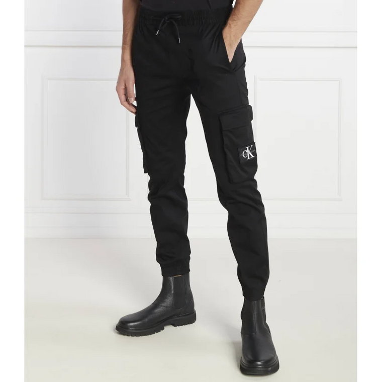 CALVIN KLEIN JEANS Spodnie cargo | Skinny fit