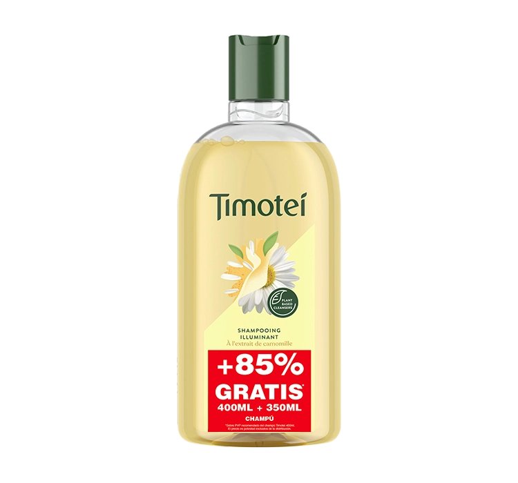 TIMOTEI ZŁOCISTE REFLEKSY ROZŚWIETLAJĄCY SZAMPON DO WŁOSÓW 750ML