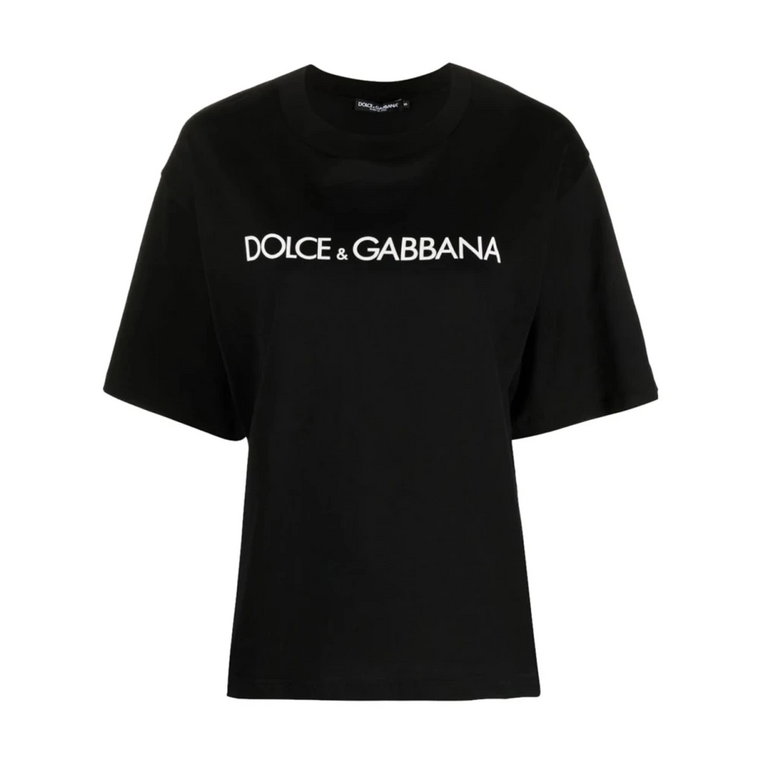 Casual Bawełniany T-shirt Dolce & Gabbana