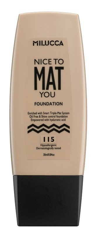 Milucca  Nice to Mat You Foundation 115 - podkład do twarzy 30ml