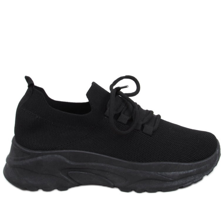 Sneakersy skarpetkowe Wendy Black czarne