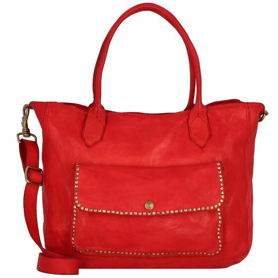 Campomaggi Shopper bag skóra 36 cm rosso