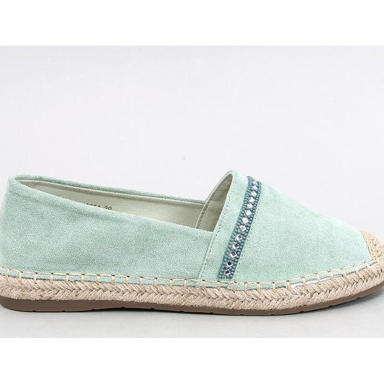 Espadryle damskie Etance Green - Inello zielone