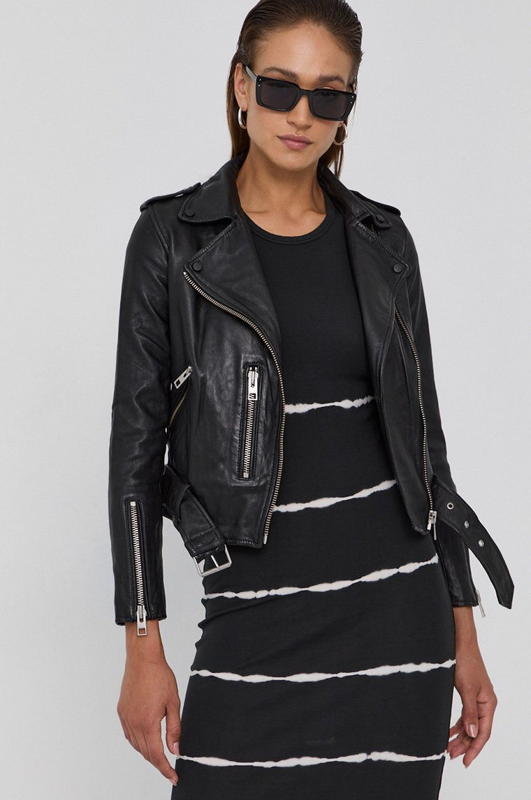 AllSaints - Kurtka skórzana BALFERN BIKER WL115E