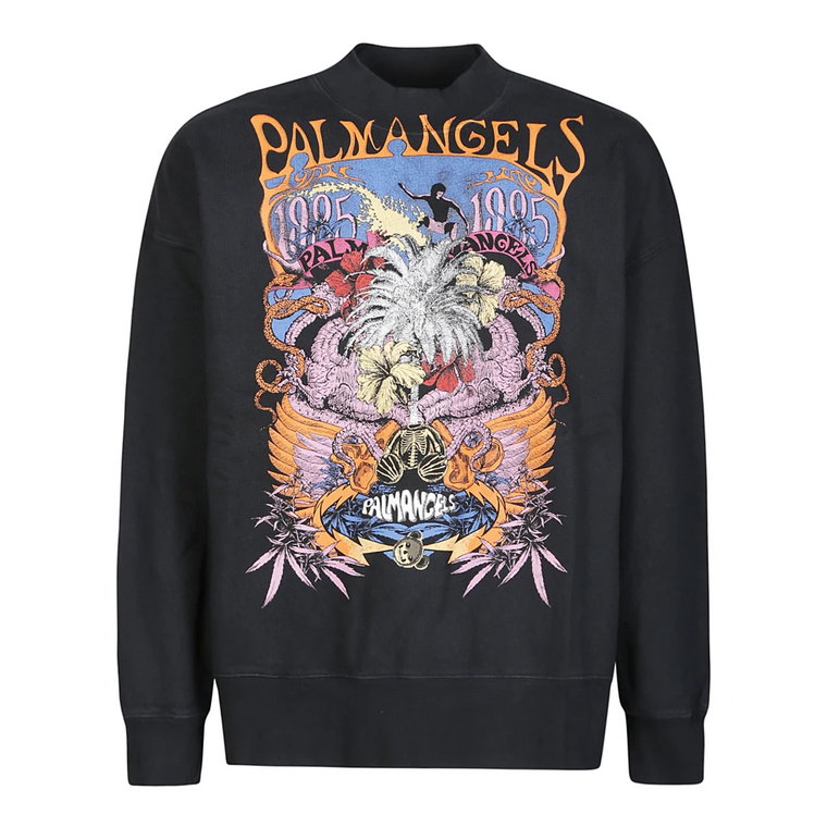 Czarny Palm Concert Sweatshirt Palm Angels