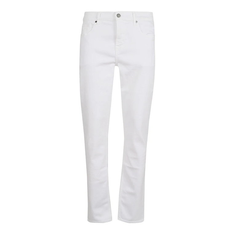 Luxe Performance White Slimmy Jeans 7 For All Mankind